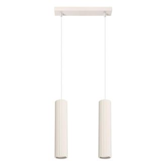 Sollux Lighting L&aacute;mpara de techo beige aluminio alt. 30 cm