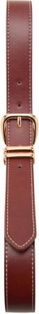 Mango Metal Buckle Belt in Brown at Nordstrom, Size Medium