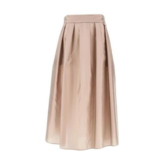 Max Mara Midi Skirts, female, Pink, Size: 2XS Midi Skirts