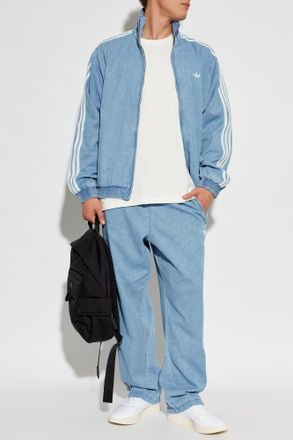 adidas T-shirt With Logo, Mens, Cream