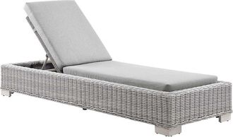ModWay Conway Outdoor Patio Wicker Chaise Lounge