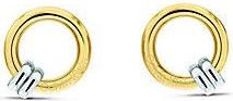 Calvin Klein Two-Tone Circular Stud Earrings