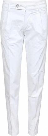 Re-hash Mucha Chino Broek - Heren - Broeken - Wit - Maat: W31 Katoen