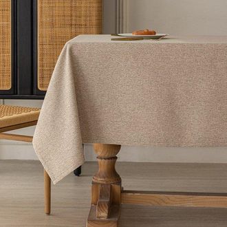 OEM Mantel Rectangular De Imitaci&oacute;n Lino De 120x170 Cm - Mantel Con Aspecto De Lino Para El Comedor