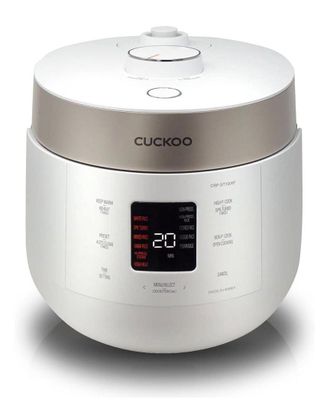 The Cuckoos Nest Cuckoo 6-Cup Twin Pressure Rice Cooker With Nonstick Inner Pot