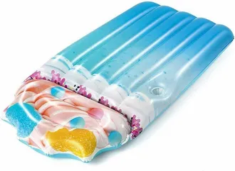 Trade Shop Trade Shop - Materassino Gonfiabile Stampa Realistica Frappe Mare Piscina 170x90cm Bestway