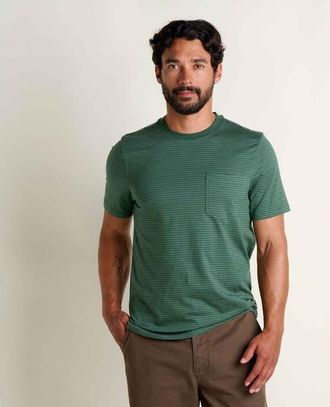 Toad & Co Tempo Crew in Cilantro Pattern at Nordstrom, Size Xx-Large