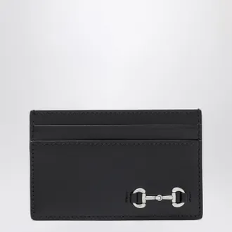 Gucci Black cardholder with Horsebit
