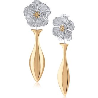 Jardin Floral Drop Earrings in Gold/Silver at Nordstrom Rack