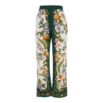 Farm Rio FARM Rio, Wide Trousers, female, Multicolor, Size: L Nature Sand Pants