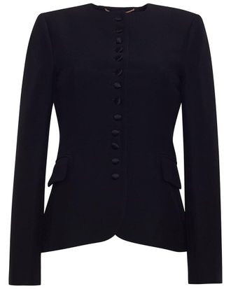 Adam Lippes Marin Wool & Silk-Blend Jacket