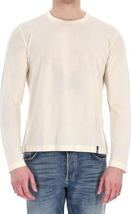 Drumohr Ice Cotton Long Sleeve Cotton T-Shirt