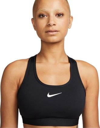 Nike Dames/Dames Sportbeha met Medium Ondersteuning (Zwart)