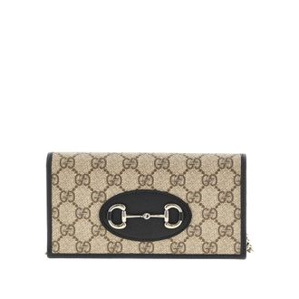 Gucci Gucci Horsebit 1955 wallet with chain Woman One Size