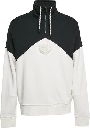 Emporio Armani Felpa con applicazione - Bianco