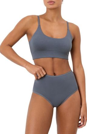 Pact Everyday High Rise Brief 5-Pack Made With Organic Cotton in Dawn Sky at Nordstrom, Size X-Small