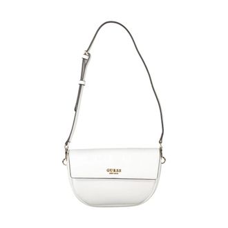 Guess Shoulder Bags, female, White, ONE SIZE, White Polyethylene Women Handbag