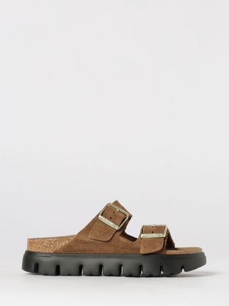 Birkenstock Sandalo Arizona PAP Flex Platform in camoscio