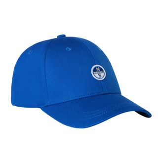North Sails Caps, male, Blue, Size: ONE SIZE Cotton Baseball Trucker Cap with Logo