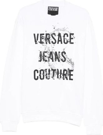 Versace Jeans Couture Printed Crew-neck Sweatshirt