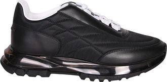 Givenchy Trainers Sneakers van Gewatteerd Nylon en Leer - Heren - Sneakers - Zwart - 41 EU - Leer - Schoenen
