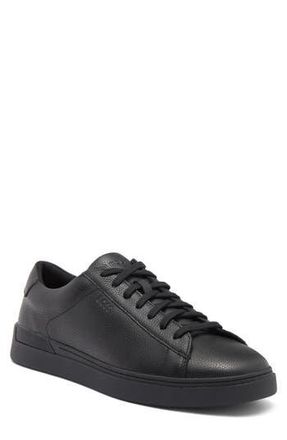 BOSS Clint Tenn Gru Low Top Sneaker in Black at Nordstrom Rack, Size 9Us / 8Uk