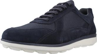 Geox Spherica Ec 12 - Heren - Sneakers - Blauw - 44 EU - Leer - Schoenen