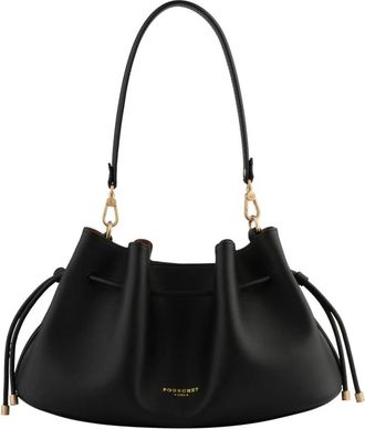 Pourchet Tassen, Dames, Zwart, ONE Size, Leer, Florin Bucket Bag