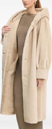 Luisa Spagnoli Cappotto Savelli con cappuccio - Toni neutri