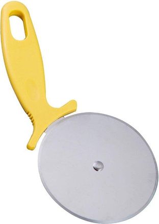 OEM Cortador De Pizza De Acero Inoxidable - Utensilios De Cocina - Preparaci&oacute;n De Alimentos - Mango De Seguridad Mejorado - 16,6 X 8,5 Cm - Plateado