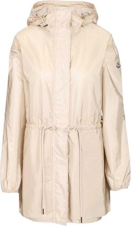 Moncler Waterproof Jacket With Hood And Ruffles
