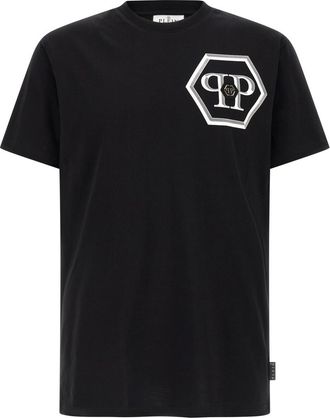 Philipp Plein Black Hexagon T-shirt