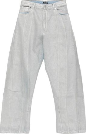 MUGLER panelled jeans - Grey