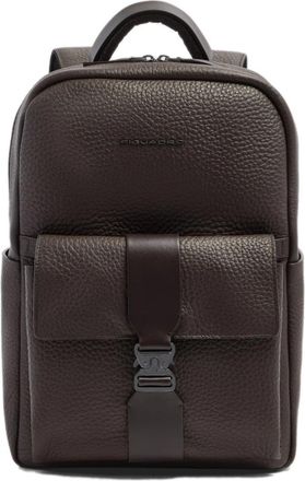 Piquadro Leren Rugzak voor 14-inch Laptop - Heren - Rugzakken - Bruin - ONE Size - Leer - Tassen
