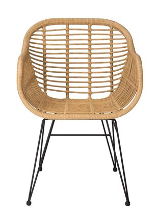 Vintahome Silla Comedor Rat&aacute;n sintetico color Natural