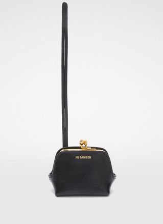 Jil Sander Black Fibres Clutch Womens Bag