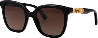 Moschino Stijlvolle zonnebril Mos 178/S - Dames - Zonnebrillen - Zwart - 52 MM - Accessoires