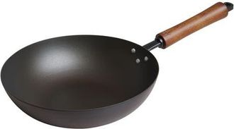 Joyce Chen Carbon Steel Preseasoned Stir Fry Pan in Black at Nordstrom, Size Medium