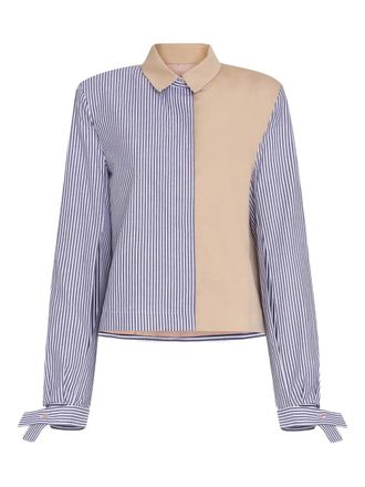 Gloria Coelho x Isabella Fiorentino striped shirt - Neutrals