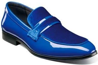 Stacy Adams Spratley Patent & Velour Loafer in Royal Blue at Nordstrom Rack, Size 10.5