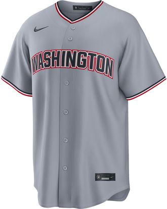 Nike James Wood Washington Nationals Nike Mens MLB Replica Jersey in Grey | RP26WTRDWT9-N8C