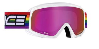 Salice 608 DARWF BIANCO/RW VIOLA Mens Sunglasses White Size Medium