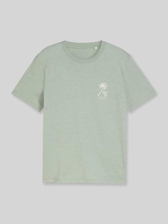 Tom Tailor Denim Regular Fit T-Shirt aus reiner Baumwolle in Mint, Gr&ouml;&szlig;e XXL