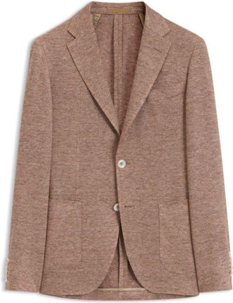 BOSS Slim-fit jacket in linen