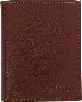 Barbour Small Colwell RFID Leather Bifold Wallet in Brown/Classic Tartan at Nordstrom