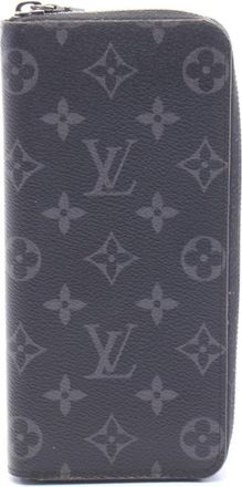 Louis Vuitton Black Cuir Ombre Leather Pvc Long Wallet (Bi-Fold) (Pre-Owned)