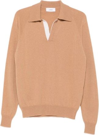 Lardini V-neck Truien - Heren - V-hals truien - Bruin - XL - Truien & Vesten