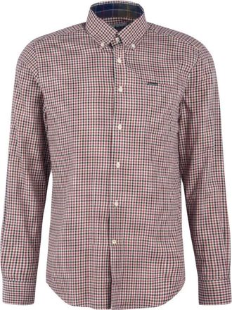 Barbour Twill Button Down Overhemd - Heren - Casual Overhemden - Veelkleurig - M - Leer - Overhemden