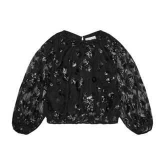 Munthe Ferne Top - Dames - Blouses & Shirts - Zwart - Maat: 2XL Katoen