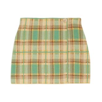 Guest In Residence Falda Mini de Tart&aacute;n - Skirts - Mujer - Multicolor - M